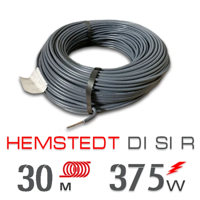 Нагрівальний кабель Hemstedt Di Si R - 30 м.п. Нагрівальний кабель Hemstedt Di Si R - 30 м.п.