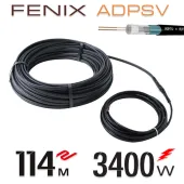 Нагрівальний двожильний  кабель Fenix ADPSV 30 W/m - 114 м.п.
