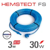 Нагрівальний кабель Hemstedt FS 10 Вт - 2 м