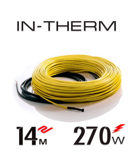 Нагревательный кабель In-Therm 20 Вт - 14 м