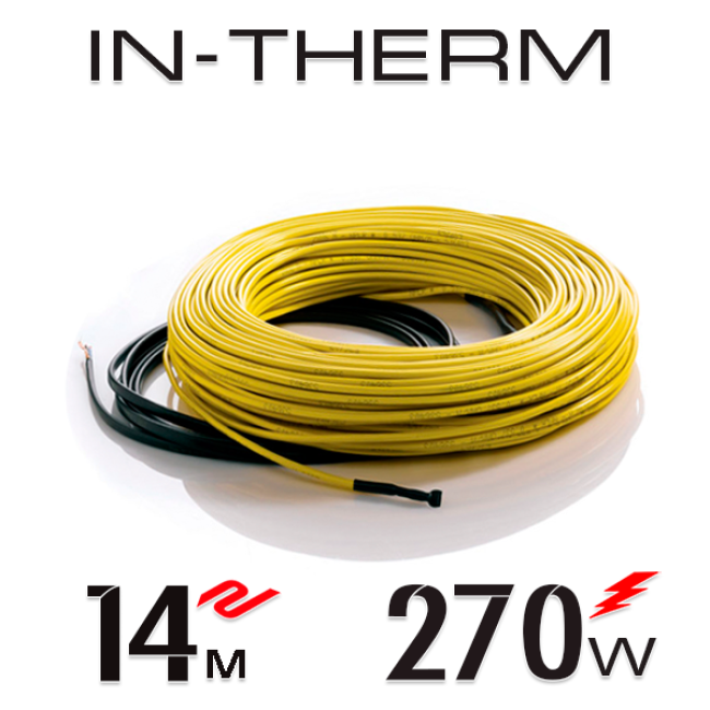 Нагревательный кабель In-Therm 20 Вт - 14 м