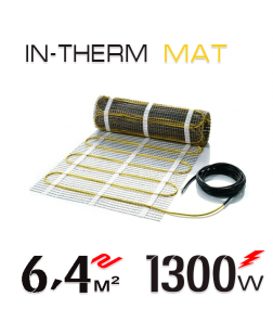 Нагревательный мат In-Therm 200 Вт - 6,4 кв.м