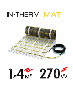 Нагрівальний мат In-Therm 200 Вт - 1,4 кв.м