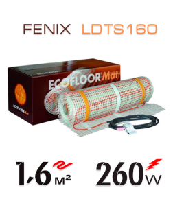 Нагревательный мат Fenix LDTS 160 Вт/м - 1,6 кв.м