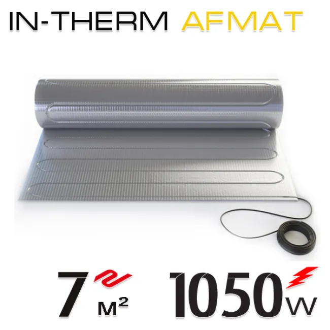 Алюминиевый мат IN-THERM AFMAT 150 Вт/м.кв. - 7 м2 Алюминиевый мат IN-THERM AFMAT 150 Вт/м.кв. - 7 м2