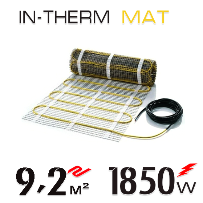 Нагрівальний мат In-Therm 200 Вт - 9,2 кв.м