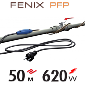 Нагрівальний кабель двожильний Fenix PFP 12 Вт/м з вбудованим термостатом - 50 м.п.