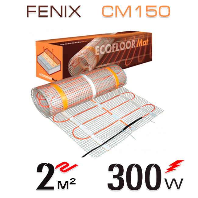 Нагревательный мат Fenix CM 150 Вт/м - 2 кв.м