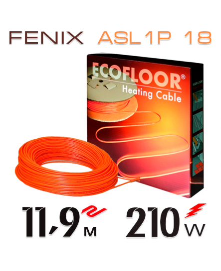 Нагревательный кабель Fenix ASL1P 18 Вт - 11,9 м