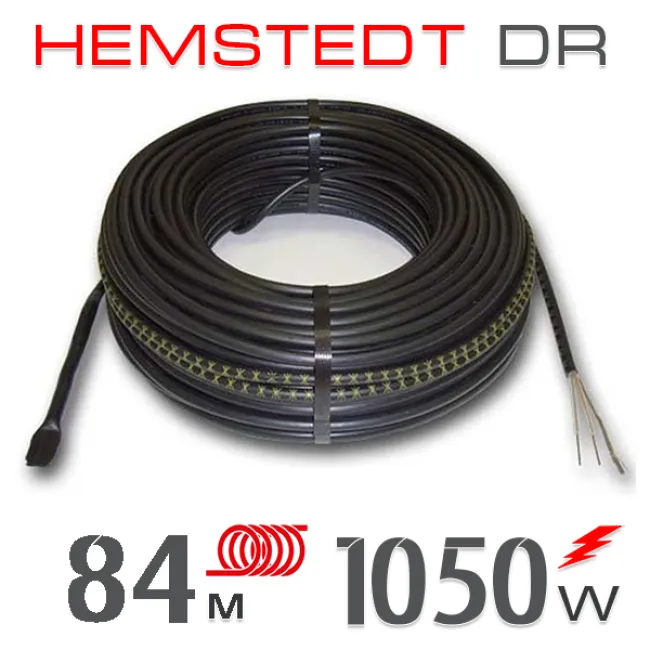 Нагрівальний кабель Hemstedt DR 12,5 Вт - 84 м Нагрівальний кабель Hemstedt DR 12,5 Вт - 84 м