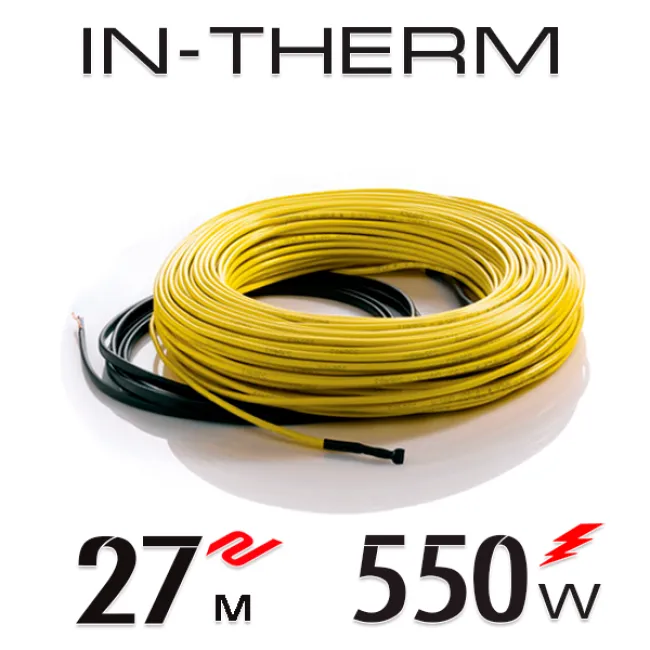 Нагрівальний кабель In-Therm 20 Вт - 27 м