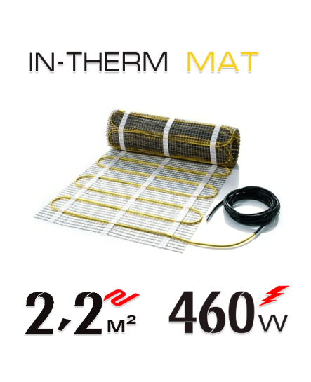 Нагревательный мат In-Therm 200 Вт - 2,2 кв.м