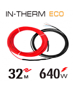 Нагревательный кабель In-Therm ECO 20 Вт - 32 м