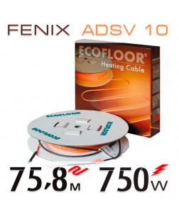 Нагревательный кабель Fenix ADSV 10 Вт - 75,8 м
