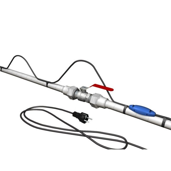 Нагрівальний кабель двожильний Fenix PFP 12 Вт/м з вбудованим термостатом - 30 м.п. 2