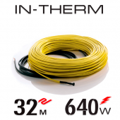 Нагревательный кабель In-Therm 20 Вт - 32 м