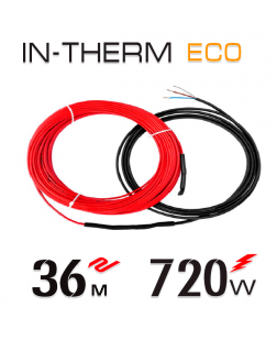 Нагрівальний кабель In-Therm ECO 20 Вт - 36 м