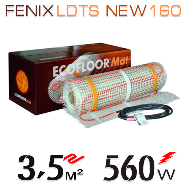 Нагревательный мат Fenix LDTS metric 160 - 3,5 кв.м
