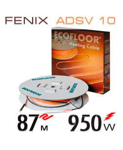 Нагревательный кабель Fenix ADSV 10 Вт - 87 м