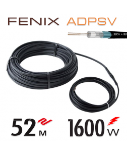 Нагревательный двужильный кабель Fenix ADPSV 30 W/m - 52 м.п.