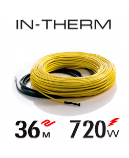Нагревательный кабель In-Therm 20 Вт - 36 м