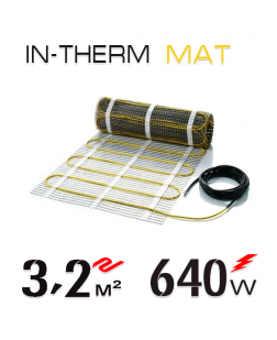 Нагрівальний мат In-Therm 200 Вт - 3,2 кв.м