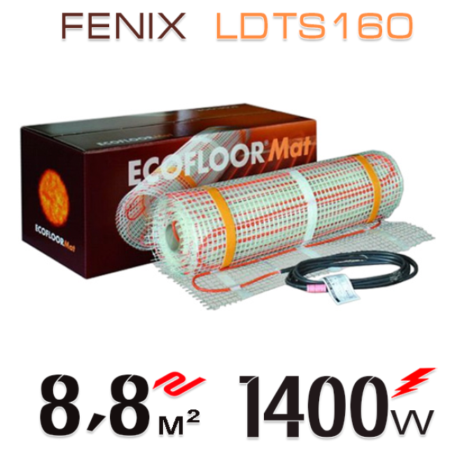 Нагревательный мат Fenix LDTS 160 Вт/м - 8,8 кв.м