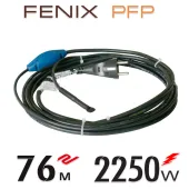 Нагрівальний двожильний кабель Fenix PFP 30 Вт/м з вбудованим термостатом  - 76 м.п.