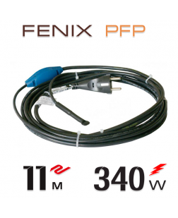 Нагревательный двужильный кабель Fenix PFP 30 Вт/м со встроенным термостатом - 11 м.п.