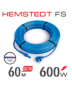 Нагрівальний кабель Hemstedt FS 10 Вт - 60 м