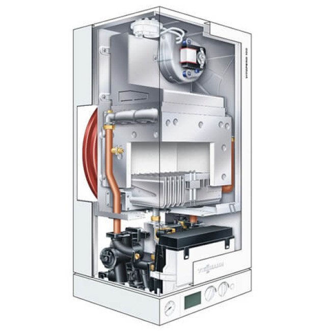 Двоконтурний газовий котел Viessmann Vitopend 100-W 30 кВт 2 Двоконтурний газовий котел Viessmann Vitopend 100-W 30 кВт 2