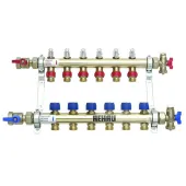 Распределительный коллектор Rehau HKV-D на 11 контуров 3/4 (с расходомерами)