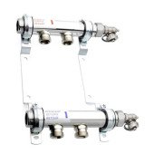 Коллектор Rehau HLV 2 контура стальной Коллектор Rehau HLV 2 контура стальной