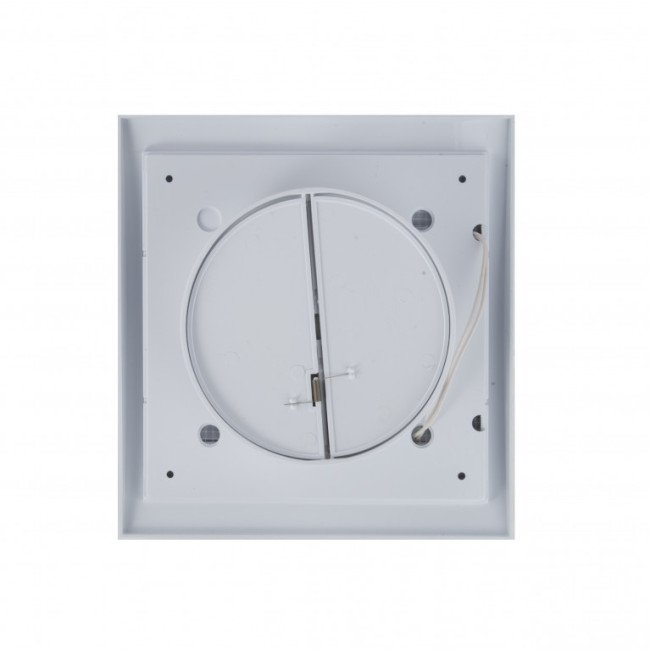 Ультратонкий витяжний вентилятор для ванної MM 125, 150 м³/год, білий, зі зворотним клапаном