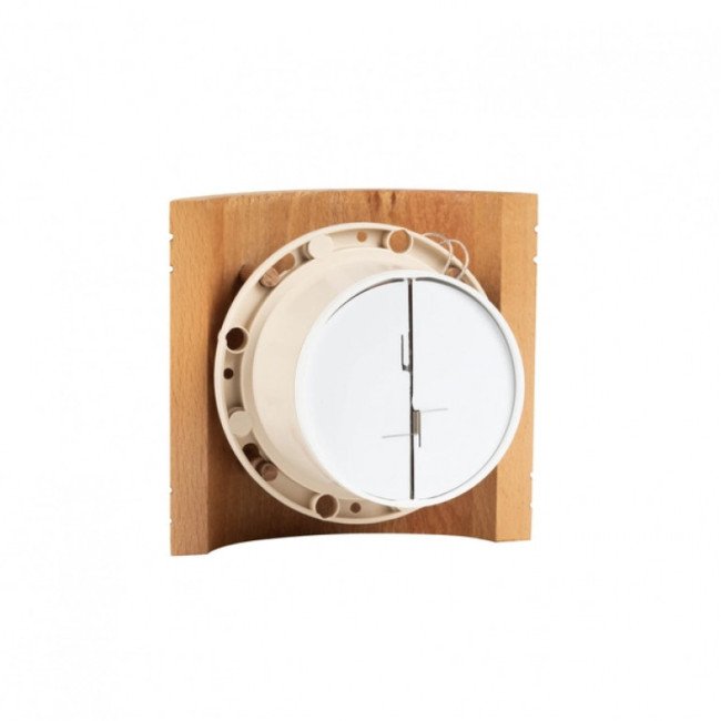 Жаростійкий високотемпературний вентилятор для саун MM-S 100, 105 м³/год, дерево, бочка, з зворотнім клапаном  2