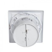 Вытяжной вентилятор для ванной ОК 100, 100 м³/ч, белый, с обратным клапаном