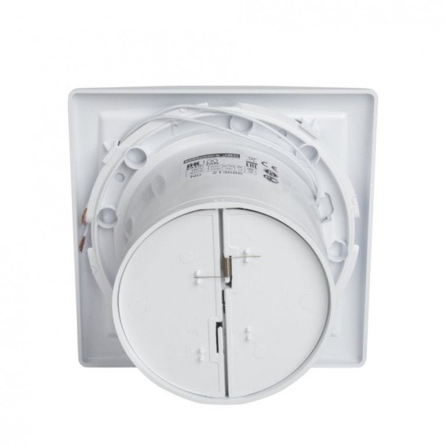 Вытяжной вентилятор для ванной ОК 100, 100 м³/ч, белый, с обратным клапаном 2