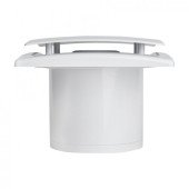 Вытяжной вентилятор для ванной ОК 100, 100 м³/ч, белый, с обратным клапаном