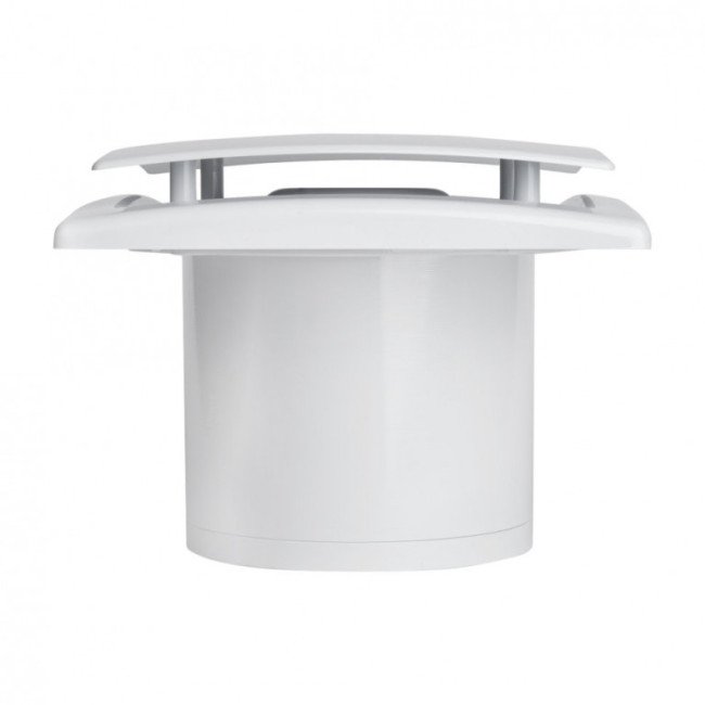 Вытяжной вентилятор для ванной ОК 100, 100 м³/ч, белый, с обратным клапаном