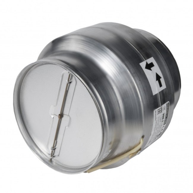 Жаростійкий високотемпературний канальний вентилятор ВОК-t 150/120, 240 м³/год, зі зворотним клапаном