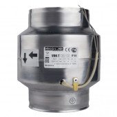 Жаростойкий высокотемпературный канальный вентилятор ВОК-T 135/100, 205 м³/ч, с обратным клапаном Жаростойкий высокотемпературный канальный вентилятор ВОК-T 135/100, 205 м³/ч, с обратным клапаном