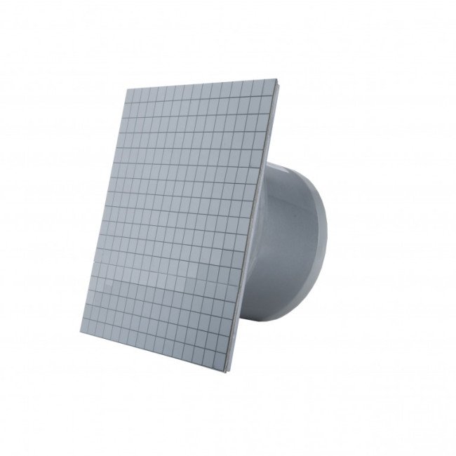 Дизайнерський витяжний вентилятор для ванної MMP 100, 169 м³/год, мозаїка хром