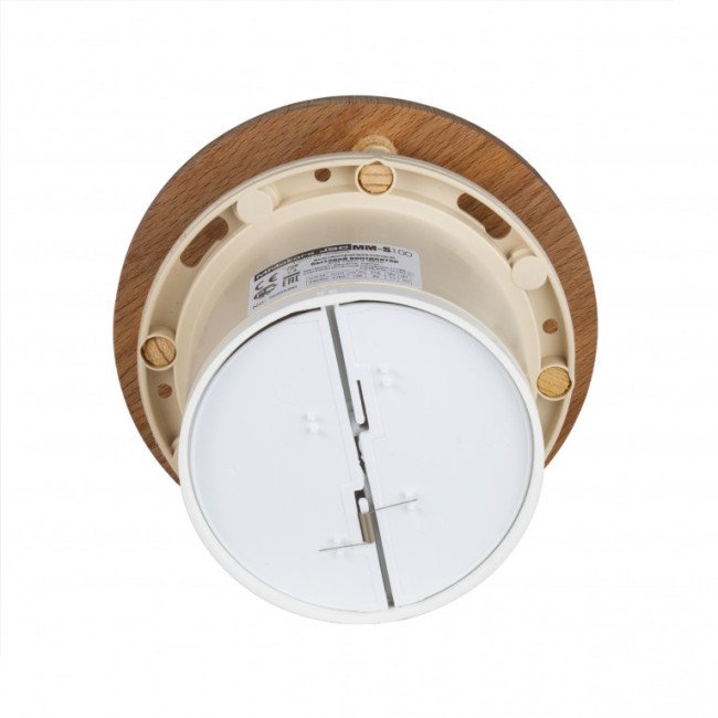  Жаростойкий высокотемпературный вентилятор для саун MM-S 100, 105 м³/ч, дерево, круг, с обратным клапаном 2