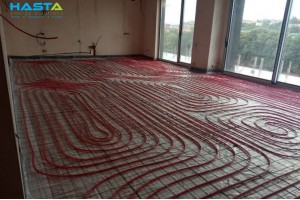 Монтаж водяної теплої підлоги REHAU для пентхаусу