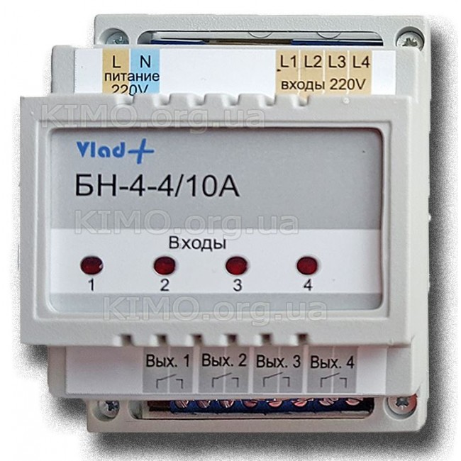 БН-4-4/10А - Блок для повышения нагрузочной способности, 4-х канальный