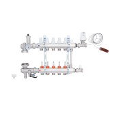 Колекторна група Icma 3/4" 5 виходів, з витратоміром №A2K013 Колекторна група Icma 3/4" 5 виходів, з витратоміром №A2K013