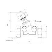 Балансувальний вентиль Icma 2" №C299 Балансувальний вентиль Icma 2" №C299