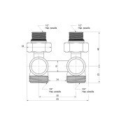 Вентиль двотрубний Icma 1/2" №897