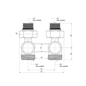 Вентиль двотрубний Icma 1/2" №897