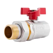 Кран кульовий "Американка" SD Plus прямий 3/4" ВЗ SD220W20